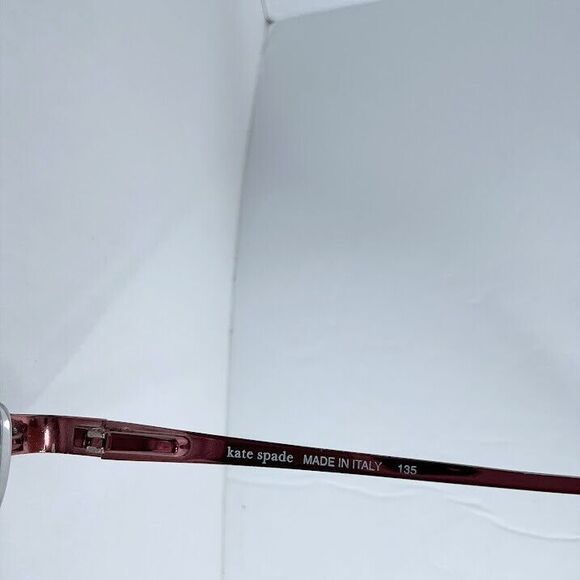 Kate Spade Eyeglasses Kay 01W1 Dark Burgundy Metal Frame Italy 49 16 135 - Picture 6 of 8